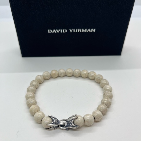 David Yurman Jewelry - David Yurman Silver sterling Riverstone 8mm